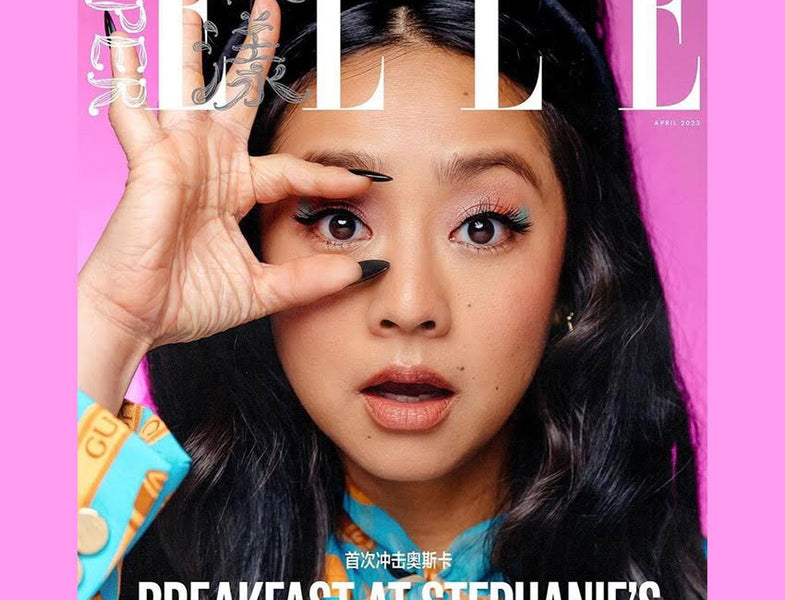 STEPHANIE HSU STARS ON COVER AND FEATURE FOR SUPER ELLE CHINA WEARING HIDDEN CROWN