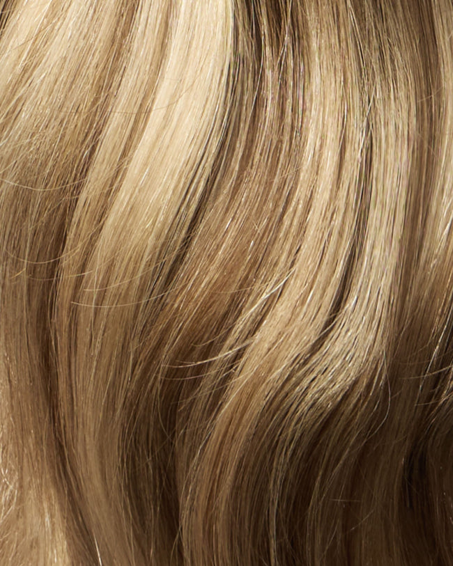 22" Layered Halo® Extension, Light Ash Brown With Deep Lowlights | #612