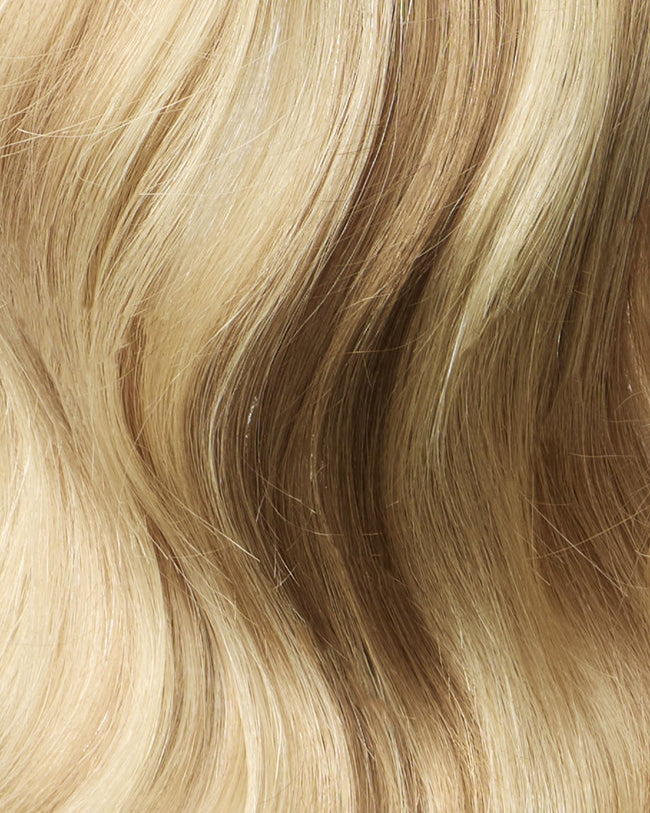 18" Layered Halo® Extension,  Light Caramel Honey Blonde Mix | #622