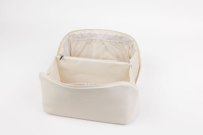 Cosmetic Bag with Luxe Argan Shampoo and Conditioner