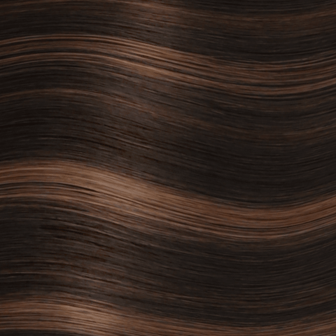 Ponytail | Deep Brown with Auburn Highlights | #1B/30 - Hidden Crown Hair Extensions
