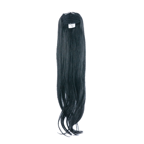 Ponytail | Jet Black | #1 - Hidden Crown Hair Extensions