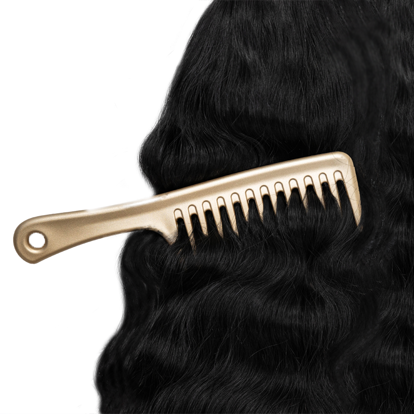 Large Wet Detangling Comb - Hidden Crown Hair Extensions