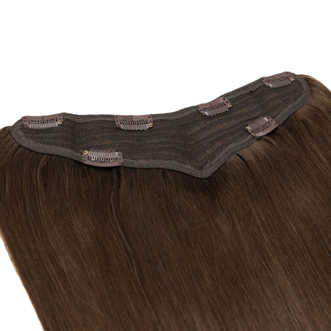 V-Clip Volumizer | Dark Brown | #2 - Hidden Crown Hair Extensions