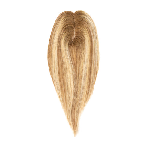 Topper | Honey Bronde Mix with Highlights and Medium Lowlights | #422 - Hidden Crown Hair Extensions