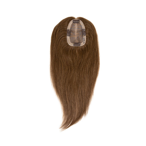 Topper | Medium Brown | #4 - Hidden Crown Hair Extensions