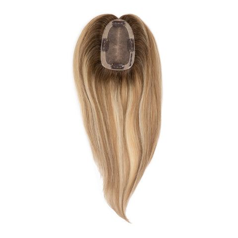 Topper | Light Carmel Honey Blonde Mix | #622 - Hidden Crown Hair Extensions