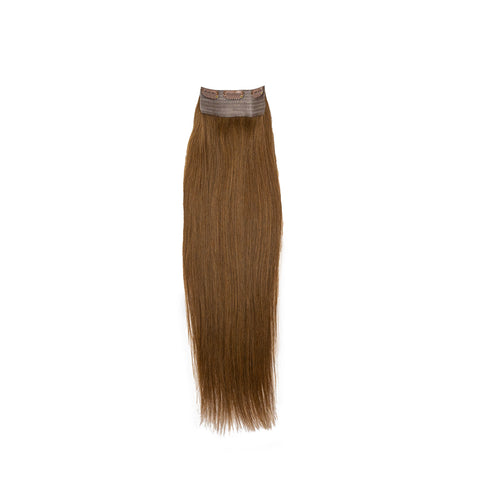 Flip-Up Clip | Medium Auburn Brown | #6 - Hidden Crown Hair Extensions