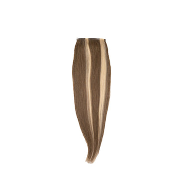 Flip-Up Clip | Medium Brown with Warm Highlights | #4/613 - Hidden Crown Hair Extensions
