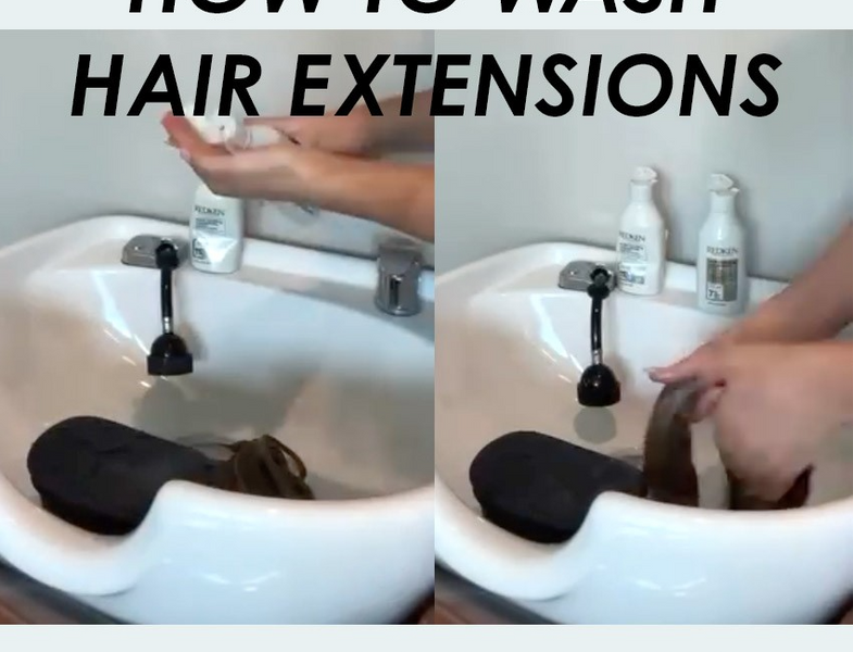 WASH AND WEAR CARE TO EXTEND THE LIFE OF YOUR EXTENSIONS