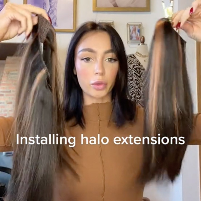 HOW TO APPLY HALO® EXTENSIONS - SUPER EASY BEGINNER’S VIDEO TUTORIALS VIA TIKTOK