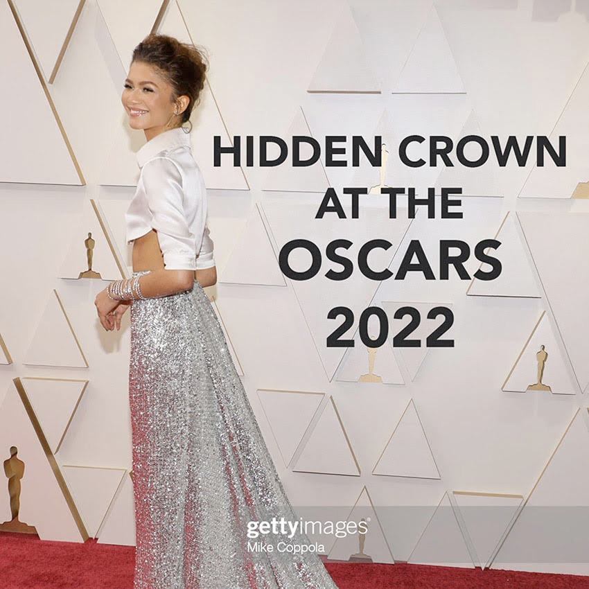 STARS WEARING HIDDEN CROWN RULE THE OSCARS 2022 RED CARPET