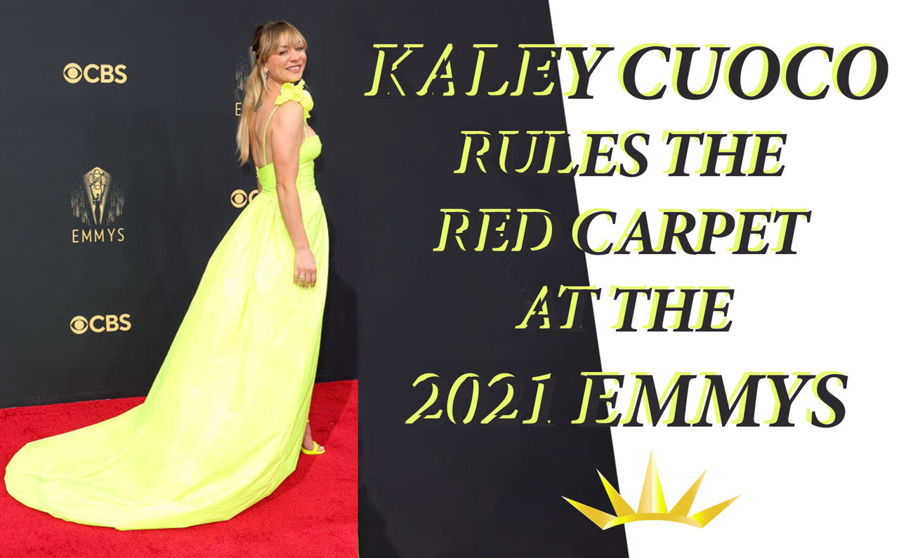 Kaley Cuoco Steals the Red Carpet at the 2021 Emmys - Hidden Crown Hair  Extensions