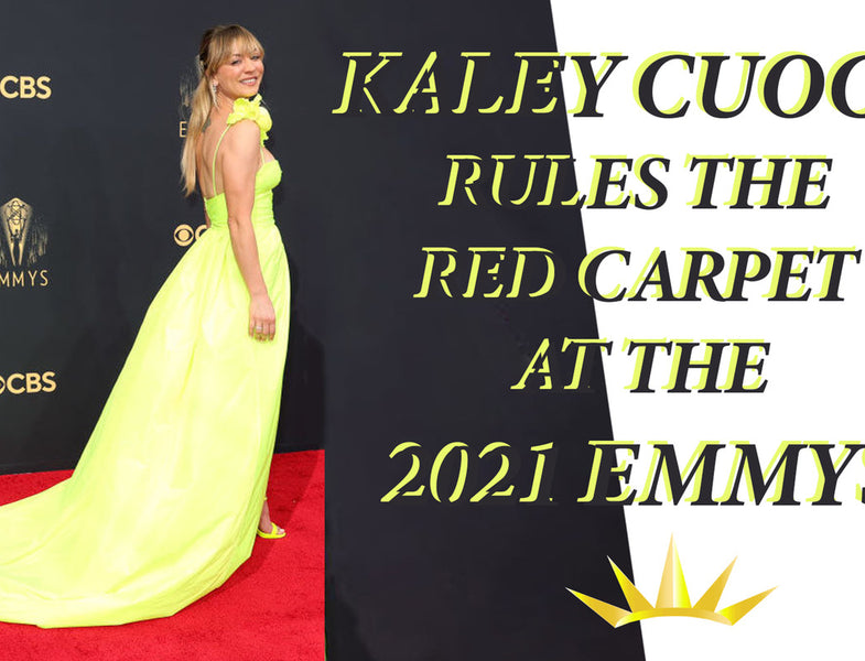 Kaley Cuoco Steals the Red Carpet at the 2021 Emmys