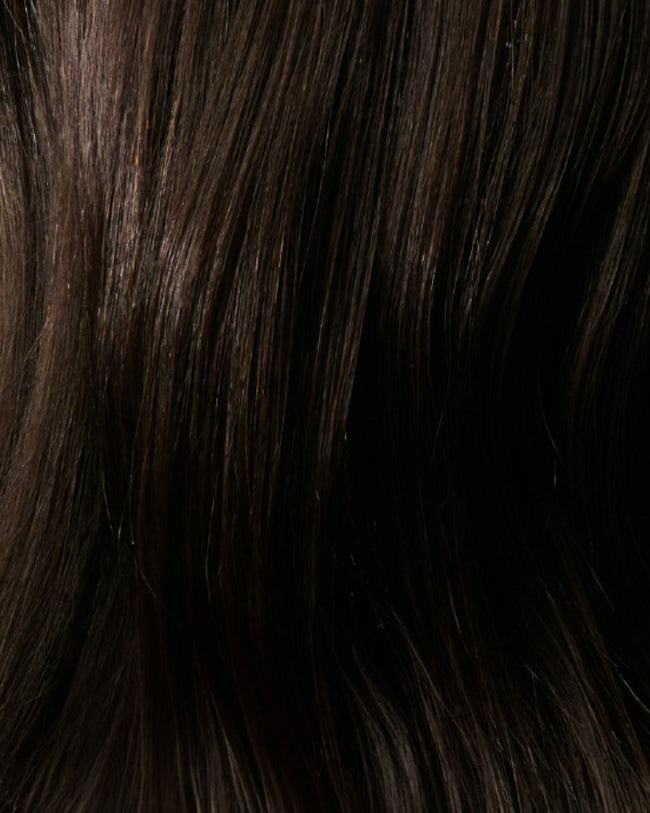 18" Layered Halo® Extension, Deepest Brown/Near Black | #1B