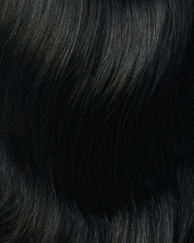 18" Layered Halo® Extension,  Jet Black  | #1