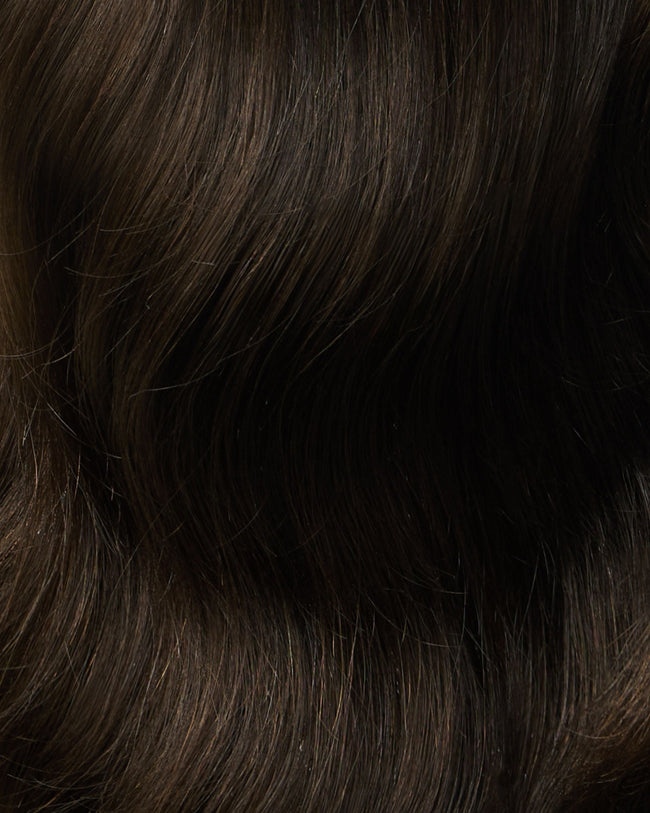 18" Layered Halo® Extension, Dark Brown | #2