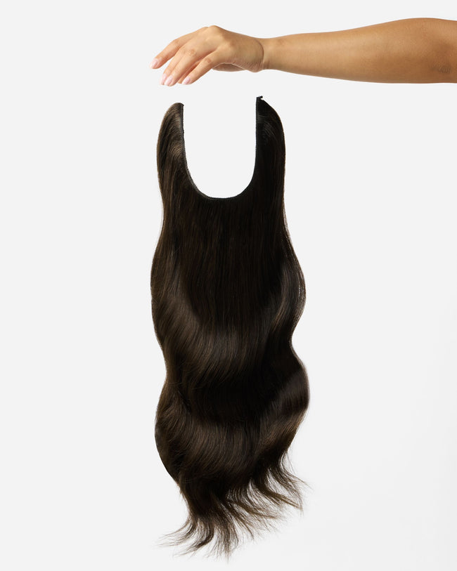 18" Layered Halo® Extension, Dark Brown | #2
