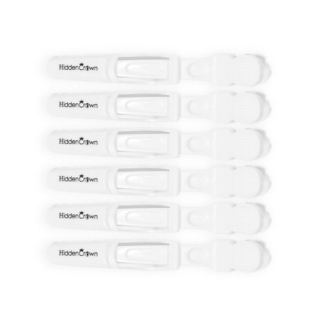 Hidden Crown Claw Clip - Pack of 6 - Hidden Crown Hair Extensions