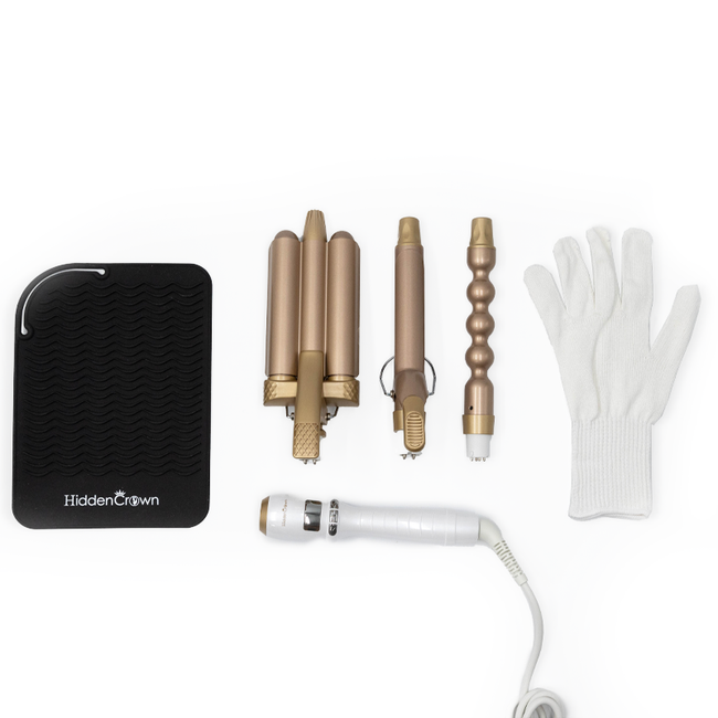 3-Piece Hot Tool Set - Hidden Crown Hair Extensions