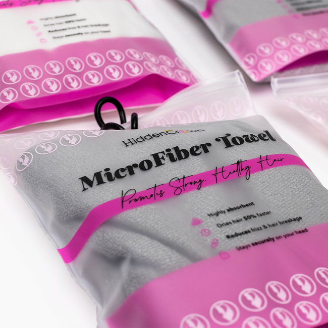 Hidden Crown Microfiber Towel - Hidden Crown Hair Extensions