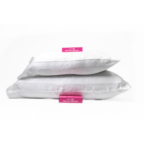 100% Mulberry Silk Pillowcase - Hidden Crown Hair Extensions