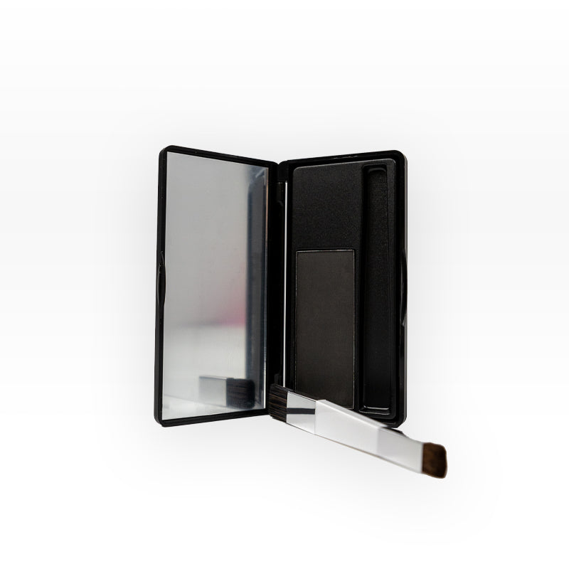 Root TouchUp Powder Black Hidden Crown Hair Extensions