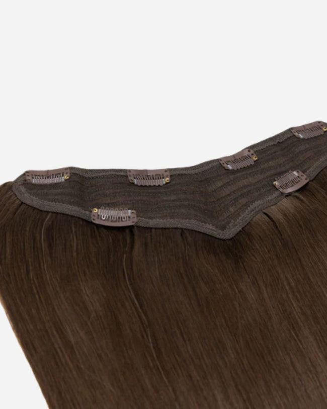 20" V-Clip Volumizer, Dark Brown | #2