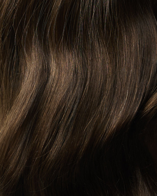 18" Layered Halo® Extension,  Rich Chocolate Brown | #3