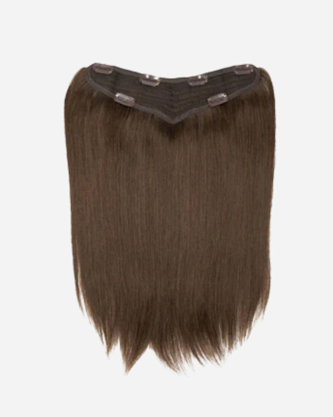 16" V-Clip Volumizer, Rich Chocolate Brown | #3