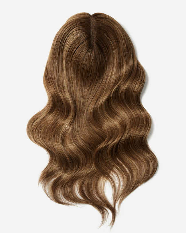 Grand Topper, Medium Brown with Warm Highlights (Rooted) | #4/613R