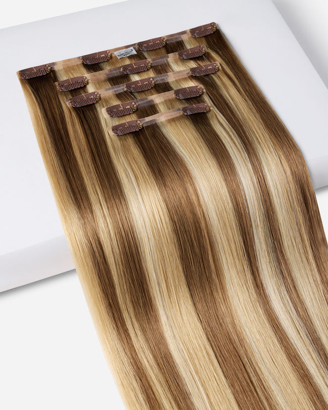 Crown® Clip In, Honey Bronde Mix with Highlights and Medium Lowlights | #422