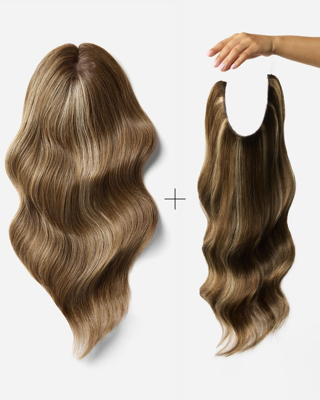 The Original Coverage & Volume Bundle, Medium Brown with Warm Highlights | #4/613