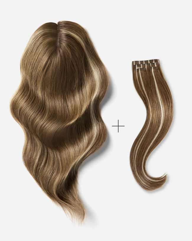 The Ultimate Coverage Bundle, Medium/Light Brown with Highlights | #5/24