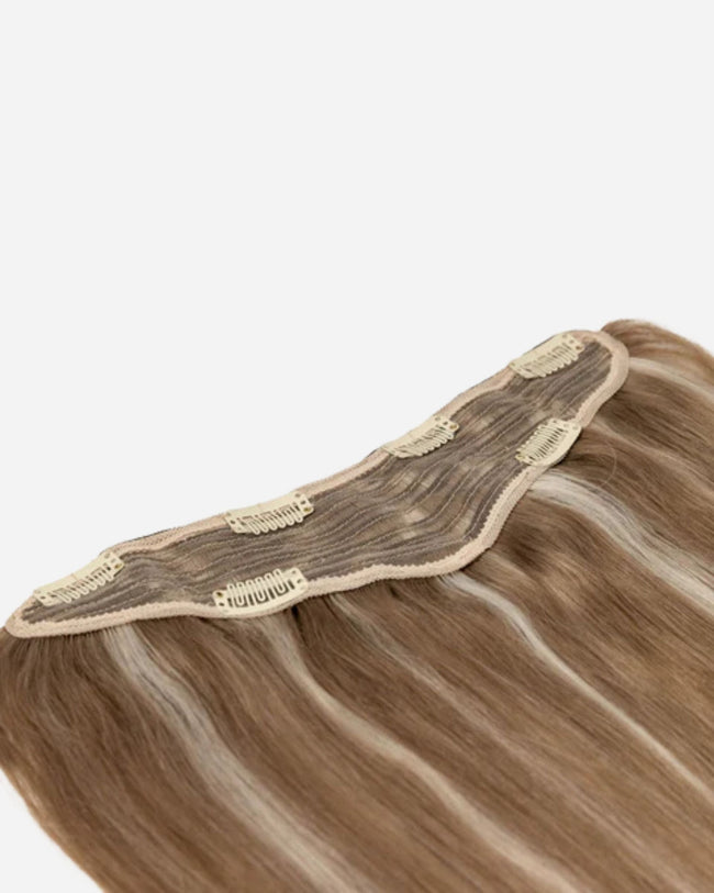 16" V-Clip Volumizer, Medium/Light Brown with Highlights | #5/24