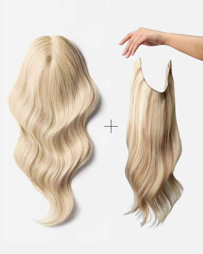 The Original Coverage & Volume Bundle, Light Blonde with Lowlights | #60/8