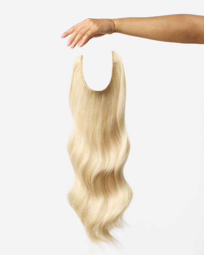 18" Layered Halo® Extension,  Platinum Clearest Blonde | #60