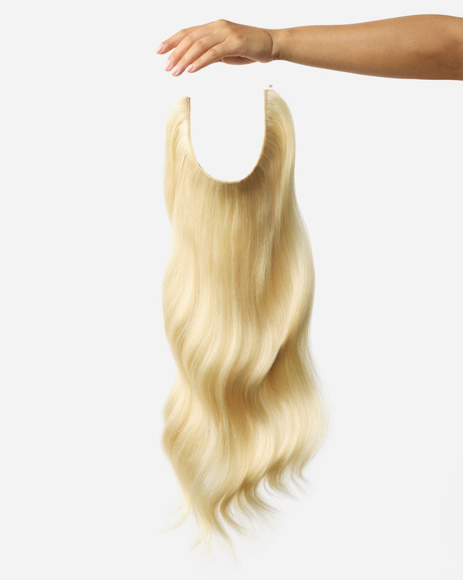 18" Layered Halo® Extension,  Lightest Blonde with Warm Tones | #613