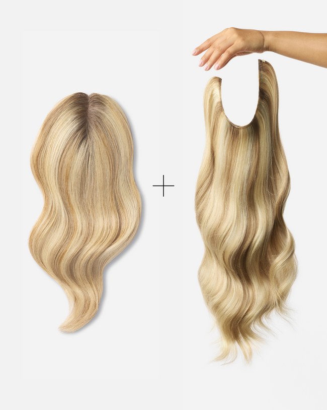 The Mini Coverage & Volume Bundle, Light Caramel Honey Blonde | #622