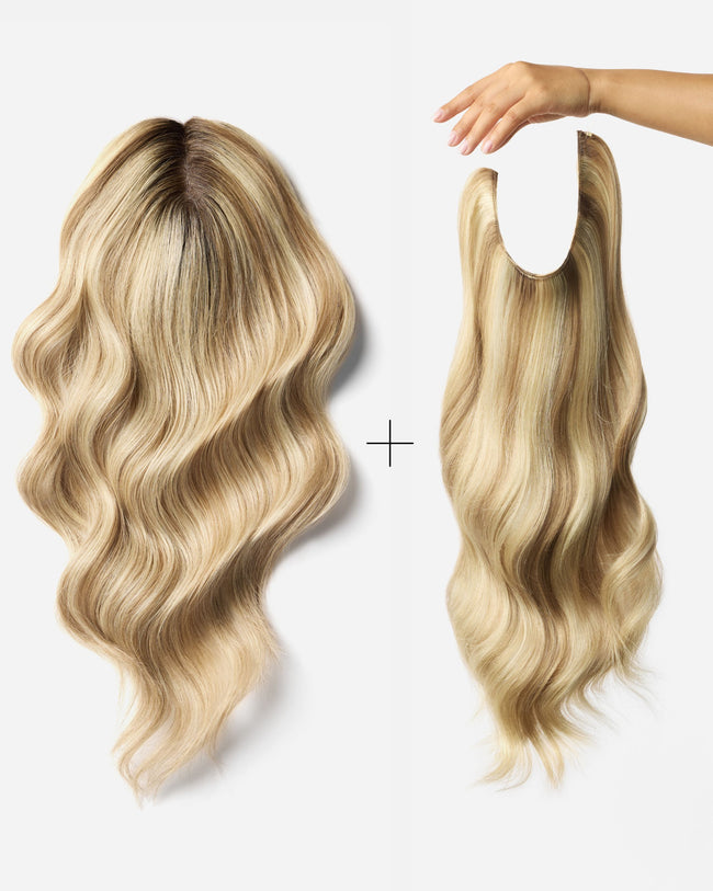 The Original Coverage & Volume Bundle, Light Caramel Honey Blonde | #622