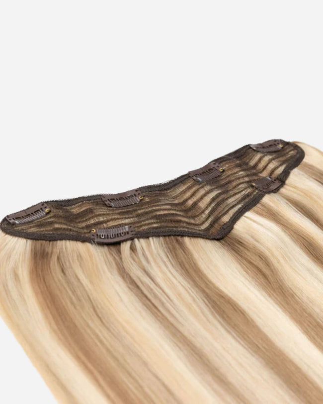 16" V-Clip Volumizer, Light Caramel Honey Blonde Mix | #622