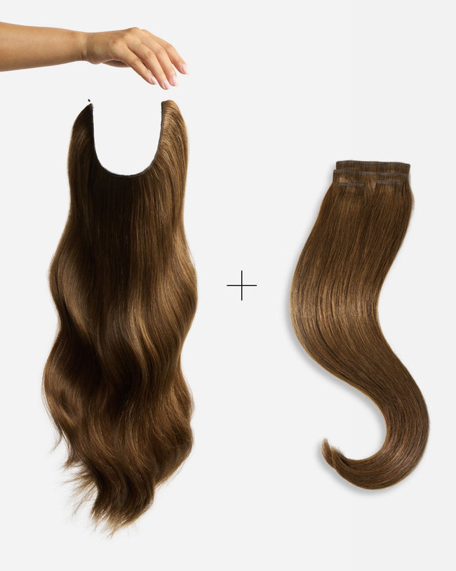 The Power Volume Bundle, Medium Auburn Brown | #6