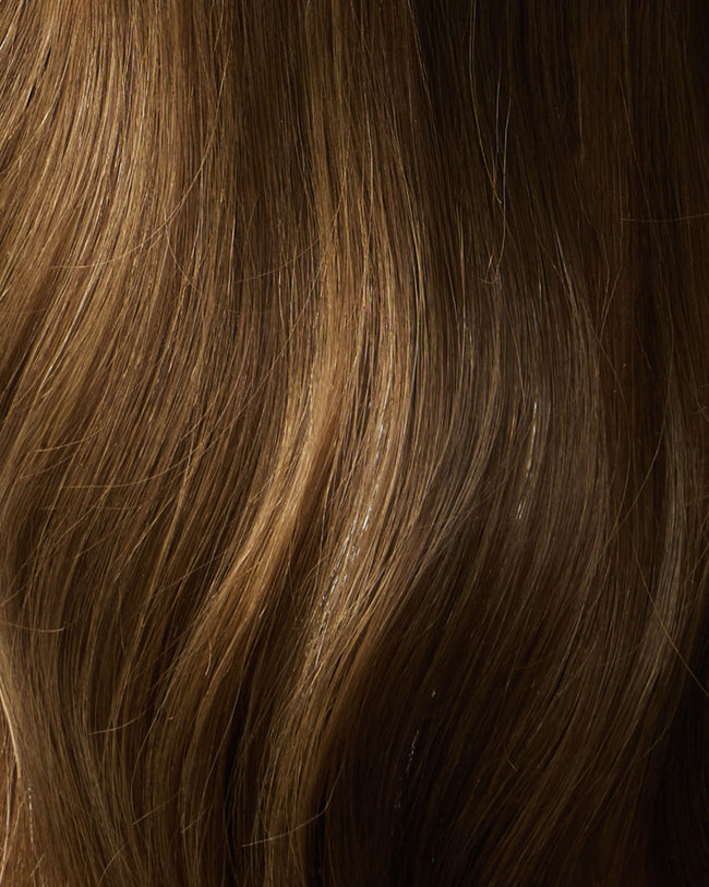 18" Layered Halo® Extension,  Medium Auburn Brown | #6