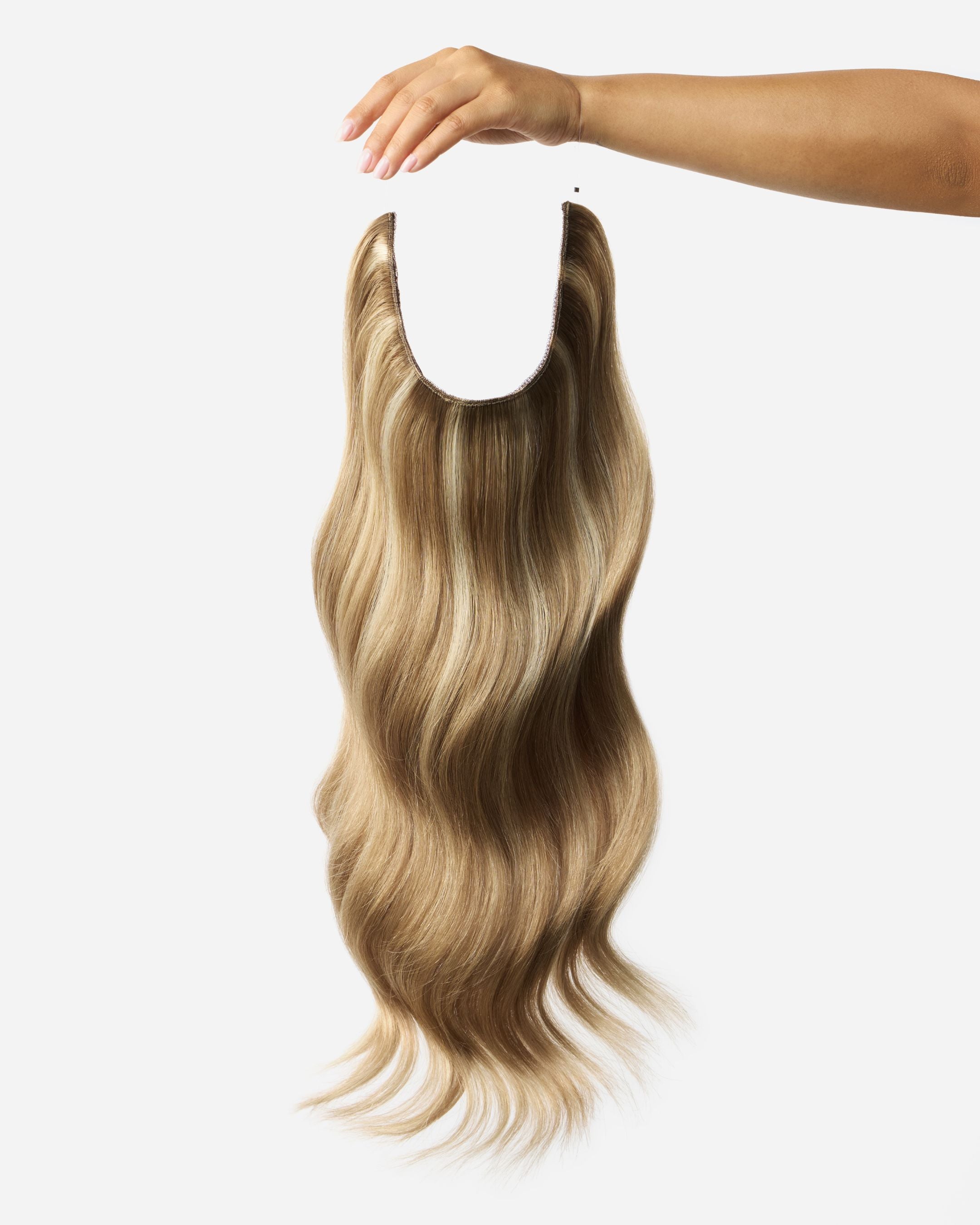 Human hair halo extensions hotsell