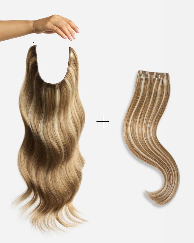 The Power Volume Bundle, Natural Light Brown with Subtle Highlights | #812