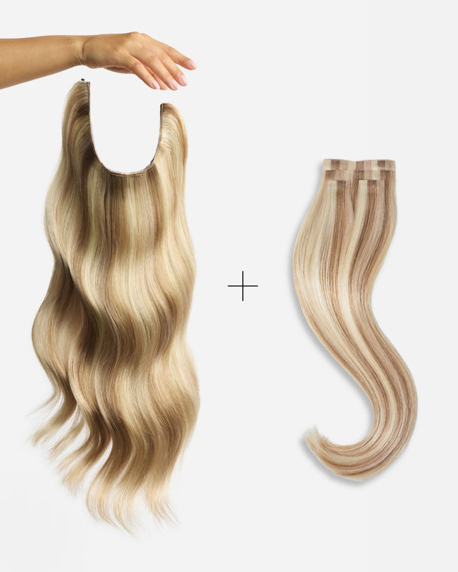 The Power Volume Bundle, Dark Ash Blonde Mix with Cool Highlights | #882