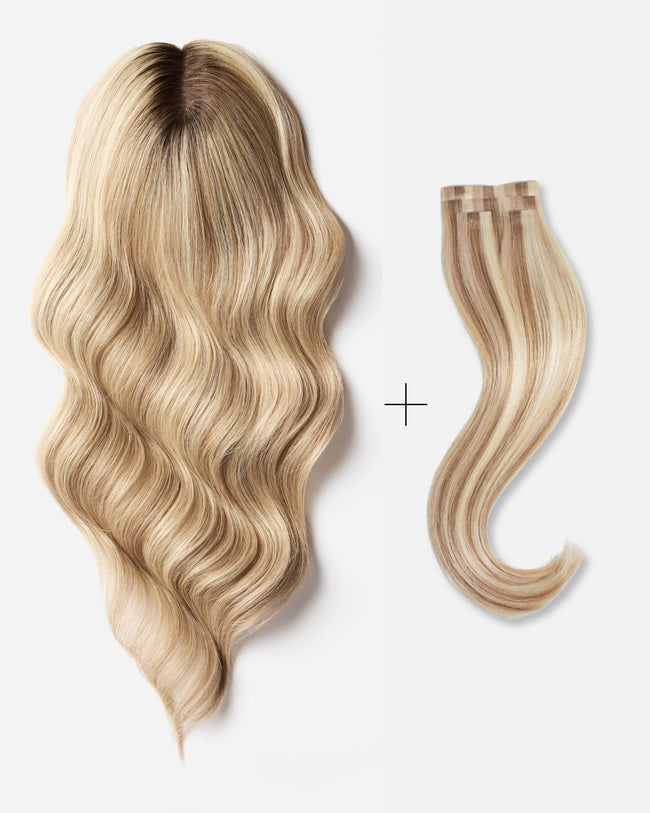 The Ultimate Coverage Bundle, Dark Ash Blonde Mix with Cool Highlights | #882