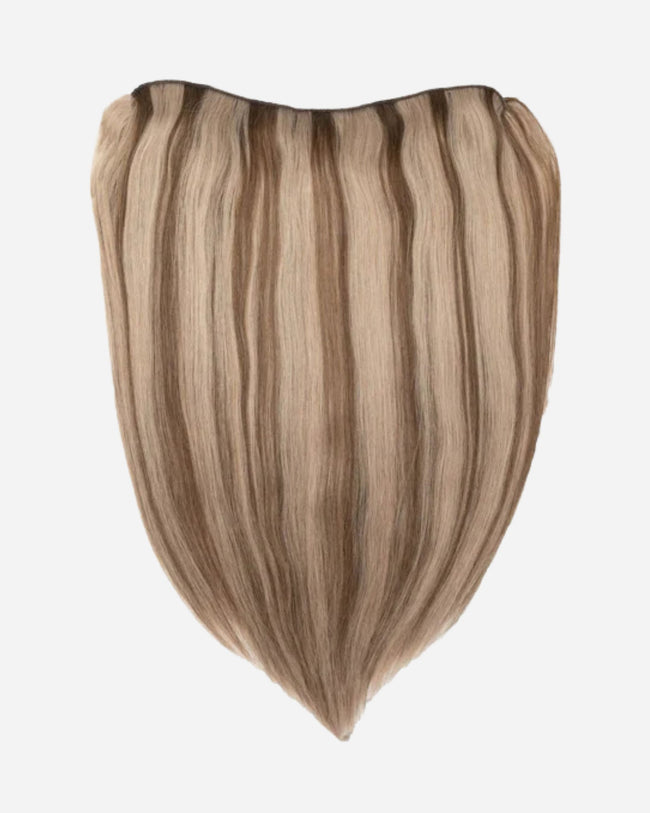 16" V-Clip Volumizer, Dark Ash Blonde Mix with Cool Highlights | #882