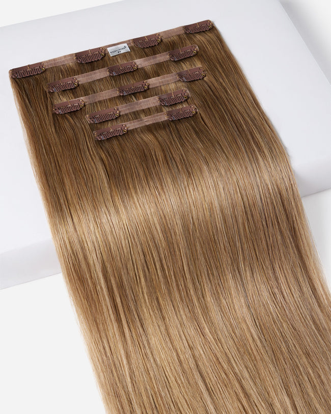 Crown® Clip In, Light Brown/Darkest Blonde | #8