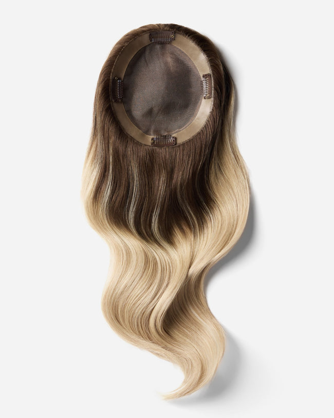 Crown Topper®, Balayage | Cool Ashy Blonde with Highlights | #B116